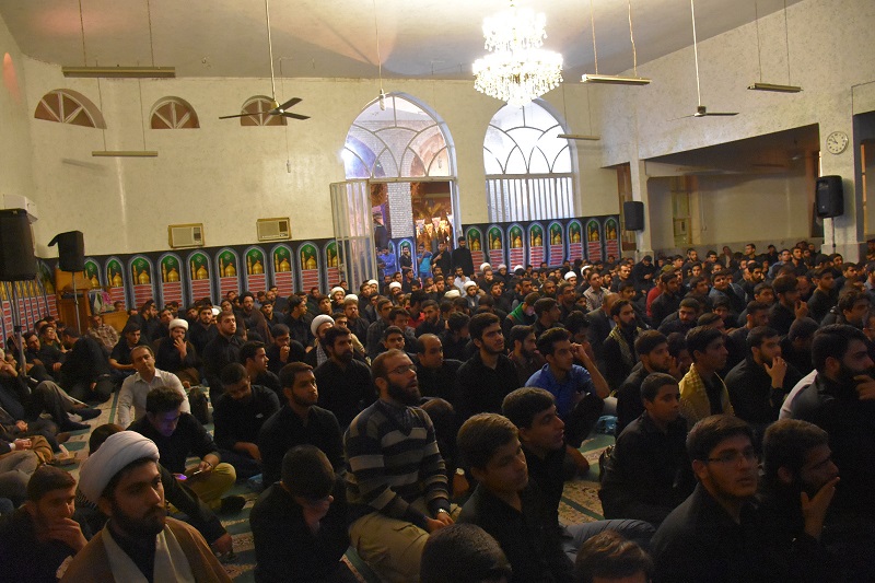 حجت الاسلام سیدرضا جزایری در مراسم روضه سیدالشهدا: قطعه شهدای مدافع حرم،مدفن انصارالحسین (ع) است