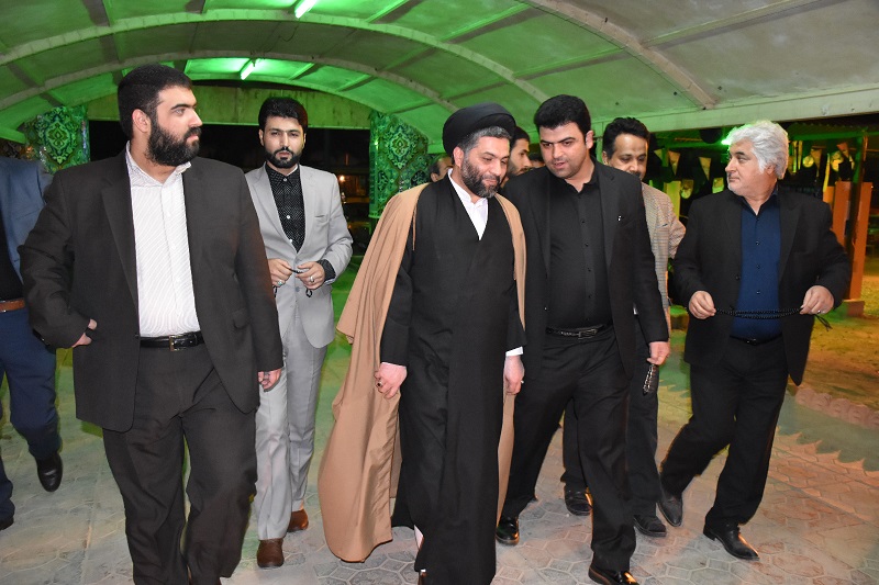 حجت الاسلام سیدرضا جزایری در مراسم روضه سیدالشهدا: قطعه شهدای مدافع حرم،مدفن انصارالحسین (ع) است