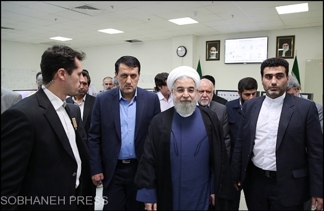 گزارش تصویری  افتتاح طرح های نفتی با حضور روحانی