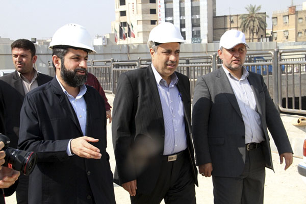 بازدید استاندار و شهردار اهواز از پروژه زیر گذر شریعتی