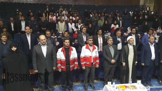 آئین نکوداشت و تجلیل از داوطلبان جمعیت هلال احمر مسجدسلیمان برگزار شد