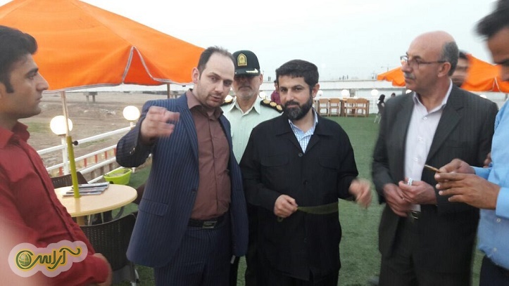 گزارش  تصویری آراس از بازدید استاندار شریعتی از ساحل کارون