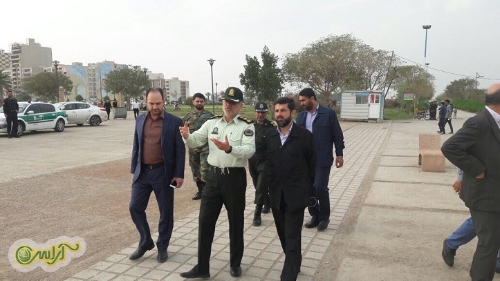 گزارش  تصویری آراس از بازدید استاندار شریعتی از ساحل کارون