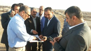 بادستور استاندارو اقدامات پیشگیرانه  مدیریت بحران ، کار آبگیری اراضی خشک تالار هورالعظیم  آغازشد