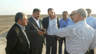 بادستور استاندارو اقدامات پیشگیرانه  مدیریت بحران ، کار آبگیری اراضی خشک تالار هورالعظیم  آغازشد