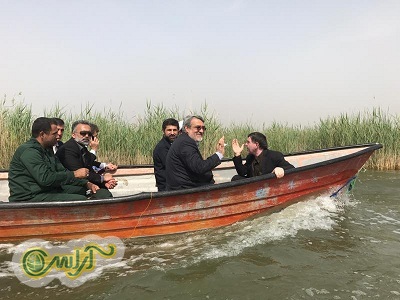 وزیر کشور از تالاب شادگان دیدن کرد