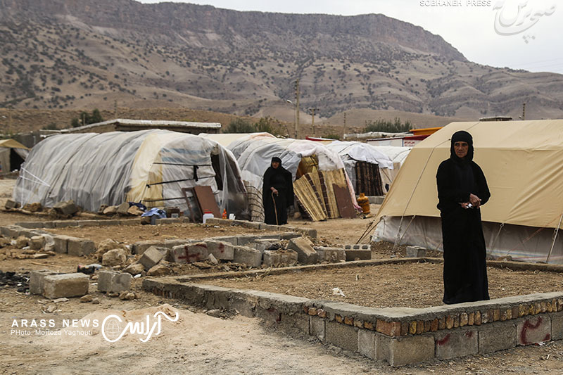 گزارش تصویری / زندگی پس از زلزله