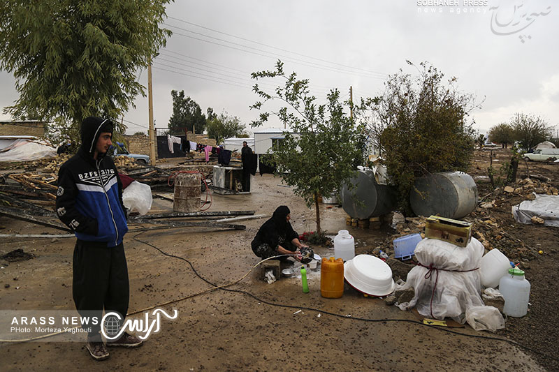 گزارش تصویری / زندگی پس از زلزله