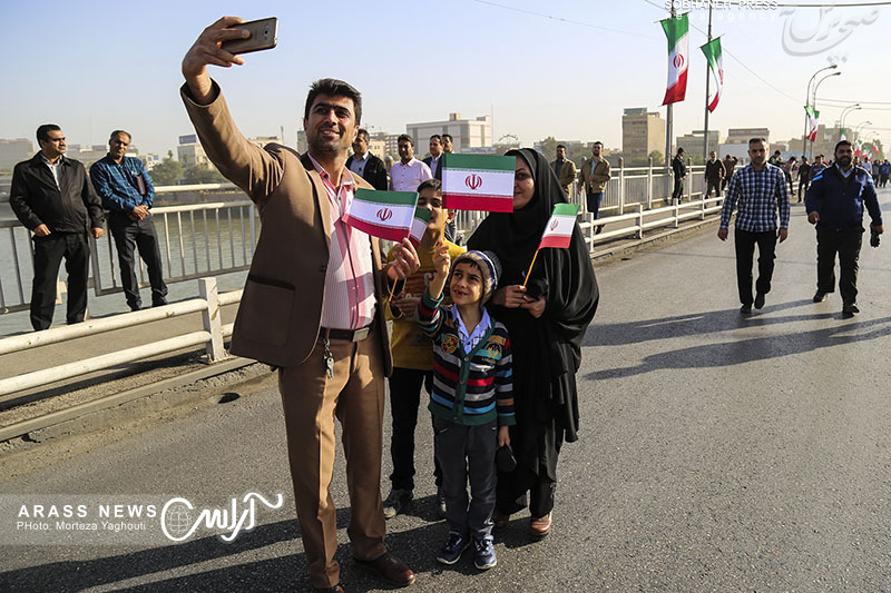 گزارش تصویری / راهپیمایی بزرگ شکوه وحدت در اهواز به روایت تصویر
