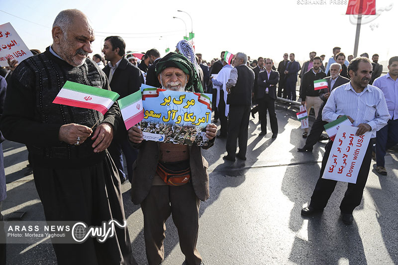 گزارش تصویری / راهپیمایی بزرگ شکوه وحدت در اهواز به روایت تصویر