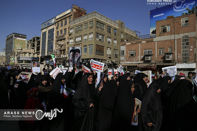 گزارش تصویری / راهپیمایی بزرگ شکوه وحدت در اهواز به روایت تصویر