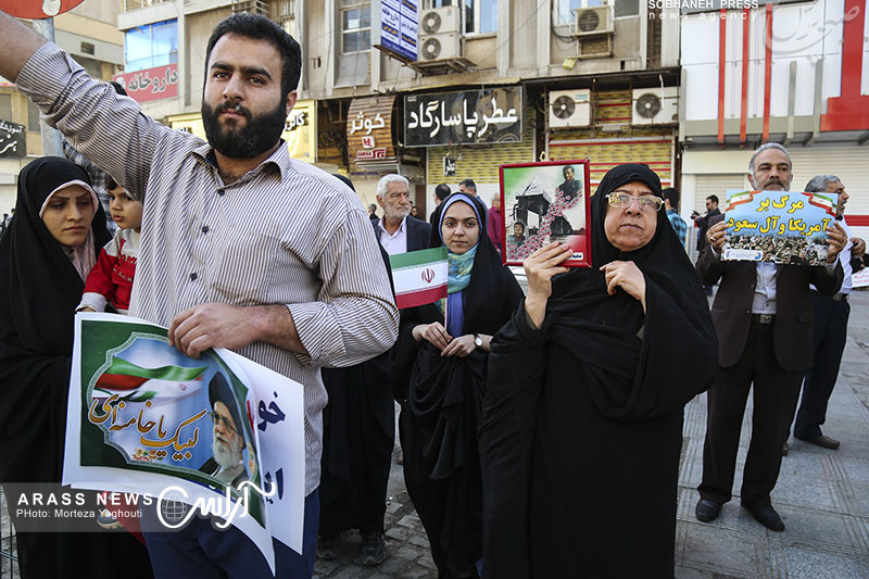 گزارش تصویری / راهپیمایی بزرگ شکوه وحدت در اهواز به روایت تصویر