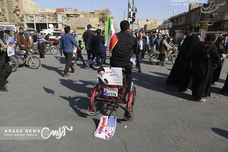 گزارش تصویری / راهپیمایی بزرگ شکوه وحدت در اهواز به روایت تصویر