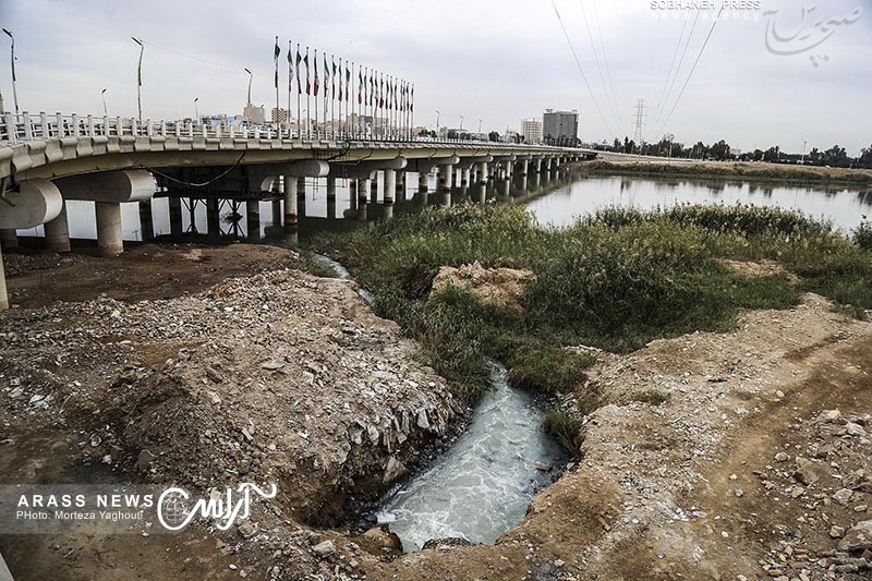 گزارش تصویری 2 / روایتی از زوال رودخانه کارون