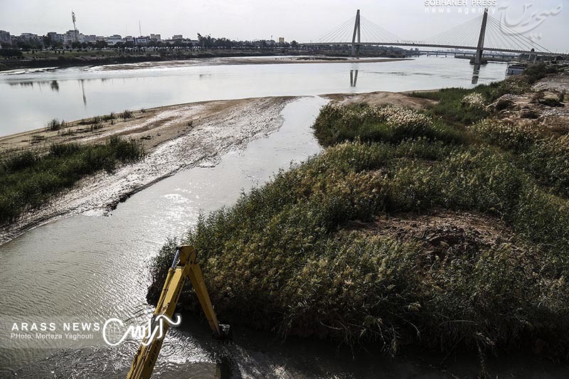 گزارش تصویری 2 / روایتی از زوال رودخانه کارون