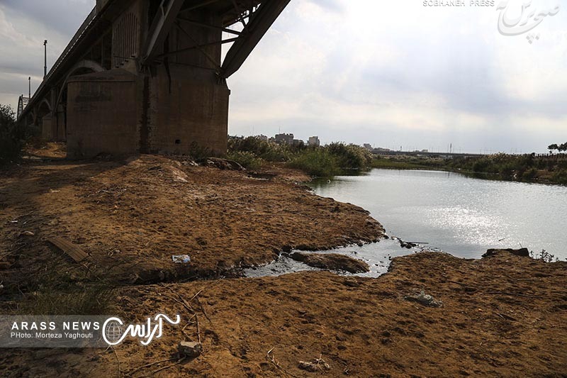 گزارش تصویری 2 / روایتی از زوال رودخانه کارون
