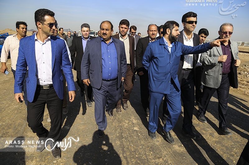 گزارش تصویری / بازدید استاندار خوزستان ، شهردار اهواز و مدیر عامل شرکت آبفا اهواز از پروژه های عمرانی و آبفا اهواز