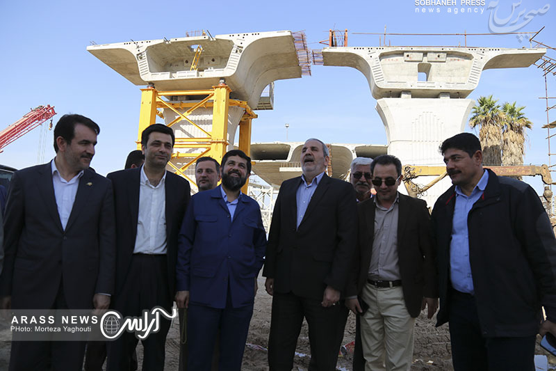 گزارش تصویری / بازدید استاندار خوزستان ، شهردار اهواز و مدیر عامل شرکت آبفا اهواز از پروژه های عمرانی و آبفا اهواز