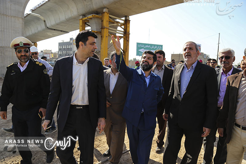 گزارش تصویری / بازدید استاندار خوزستان ، شهردار اهواز و مدیر عامل شرکت آبفا اهواز از پروژه های عمرانی و آبفا اهواز