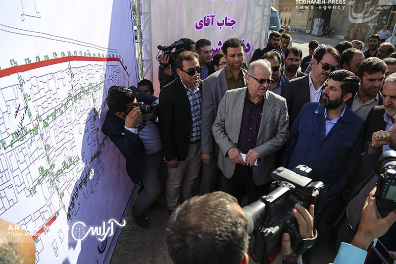 گزارش تصویری / بازدید استاندار خوزستان ، شهردار اهواز و مدیر عامل شرکت آبفا اهواز از پروژه های عمرانی و آبفا اهواز
