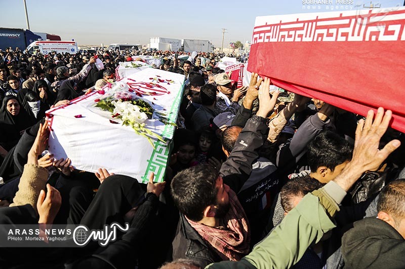 گزارش تصویری / ورود ‌پیکر ۲۸ شهید دفاع مقدس از شلمچه
