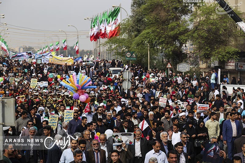 گزارش تصویری / راهپیمایی یوم الله ۲۲ بهمن