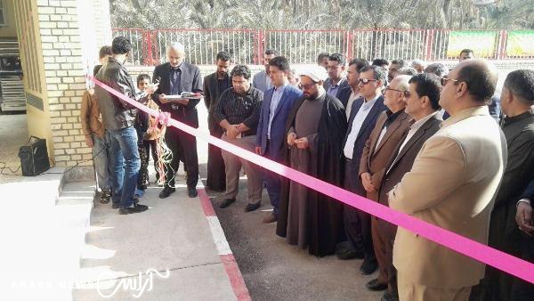 افتتاح مدرسه ۳ کلاسه برکت روستای شهید آلبو خیام شادگان