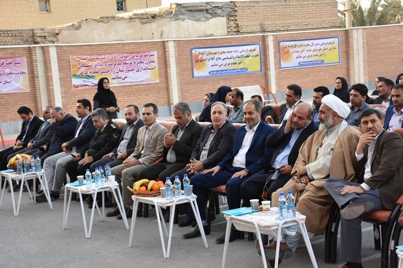 بهره برداری از مدرسه ١۲ کلاسه فارابی آبادان