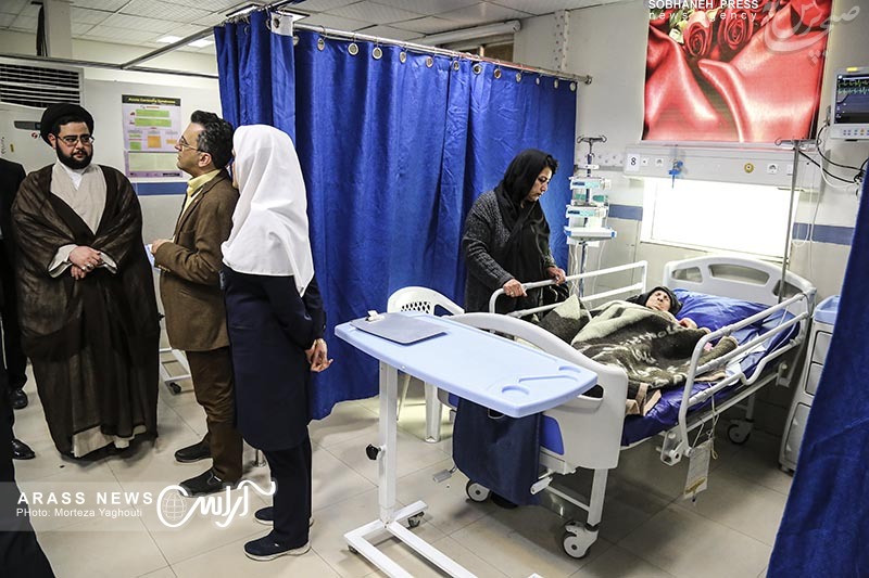 گزارش تصویری / بازدید حجت الاسلام والمسلمین سید محمد جواد جزایری ، مدیر دفتر مجمع جهانی اهل بیت در خوزستان از بیمارستان امام خمینی اهواز