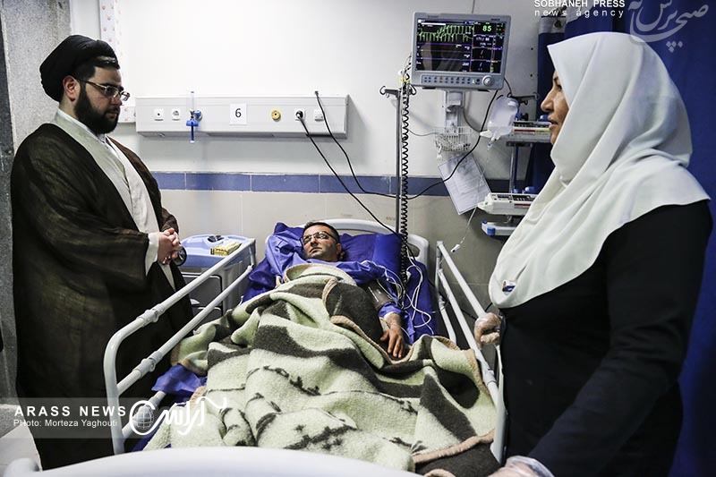 گزارش تصویری / بازدید حجت الاسلام والمسلمین سید محمد جواد جزایری ، مدیر دفتر مجمع جهانی اهل بیت در خوزستان از بیمارستان امام خمینی اهواز