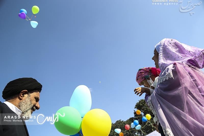 گزارش تصویری / آرزوی مریم سه ساله ، یک عالمه بادکنک