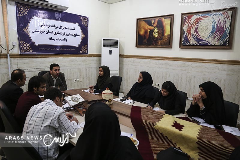گزارش تصویری/ نشست خبری مدیرکل میراث فرهنگی ،گردشگری و صنایع دستی استان خوزستان