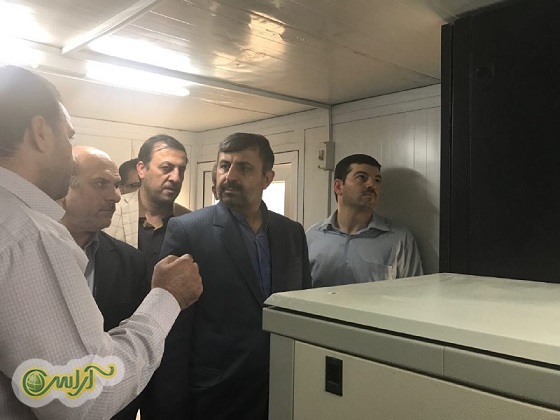 گزارش تصویری بازدید مدیرکل مدیریت بحران استانداری خوزستان  از اداره کل هواشناسی استان خوزستان
