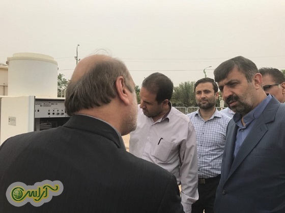 گزارش تصویری بازدید مدیرکل مدیریت بحران استانداری خوزستان  از اداره کل هواشناسی استان خوزستان