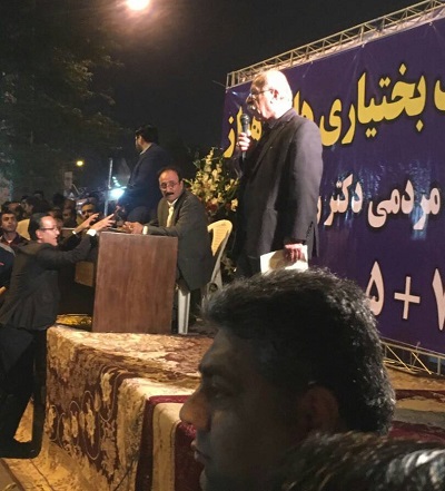 بختیاری ها سرود با شکوه حمایت از روحانی را جانانه سرودند