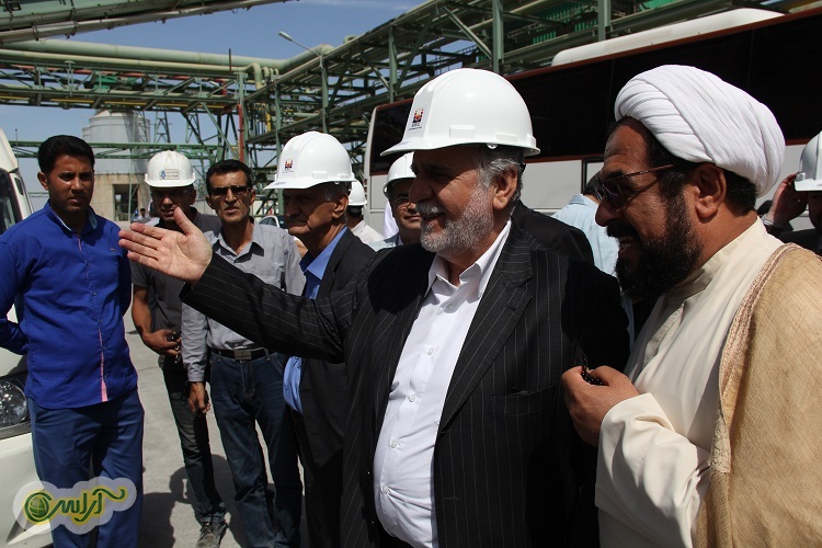 گزارش تصویری/ بازدید از روند اجرایی فولادشادگان با حضور استاندار خوزستان