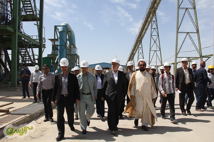 گزارش تصویری/ بازدید از روند اجرایی فولادشادگان با حضور استاندار خوزستان