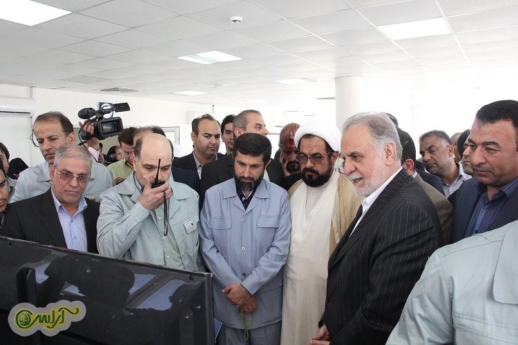 گزارش تصویری/ بازدید از روند اجرایی فولادشادگان با حضور استاندار خوزستان
