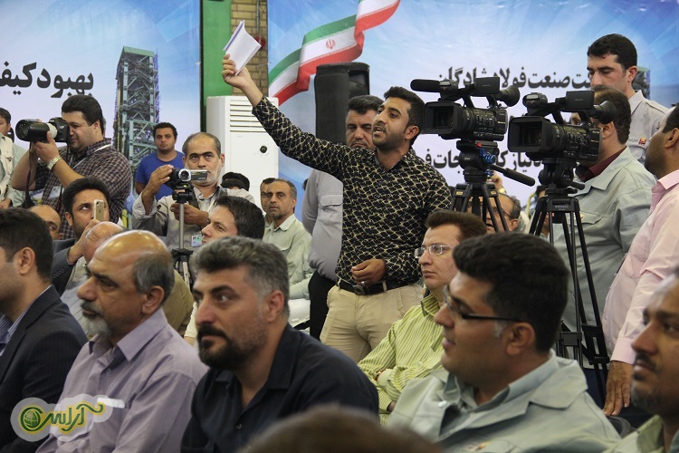 گزارش تصویری/ بازدید از روند اجرایی فولادشادگان با حضور استاندار خوزستان