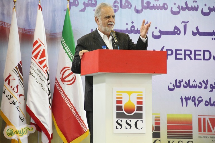 گزارش تصویری/ بازدید از روند اجرایی فولادشادگان با حضور استاندار خوزستان