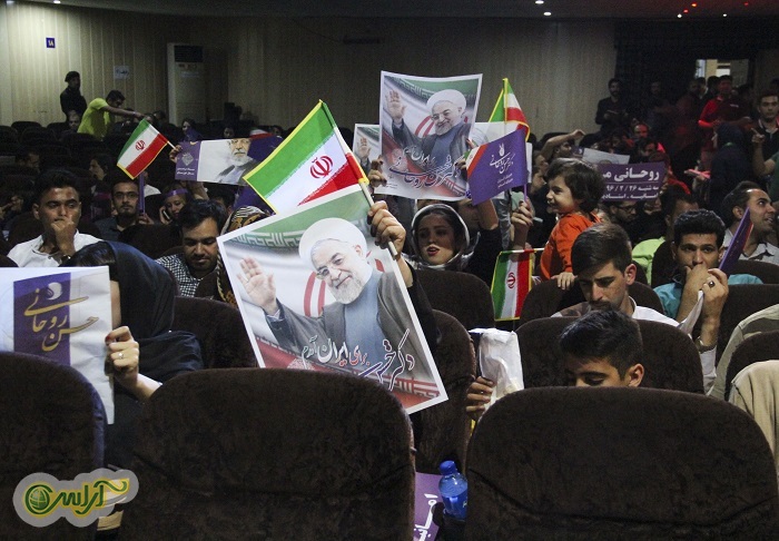 گردهمایی ستاد هنرمندان حامیان دکتر روحانی در اهواز