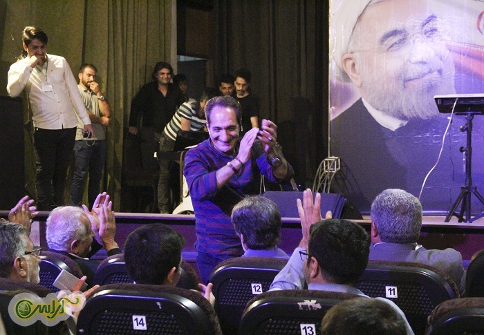 گردهمایی ستاد هنرمندان حامیان دکتر روحانی در اهواز