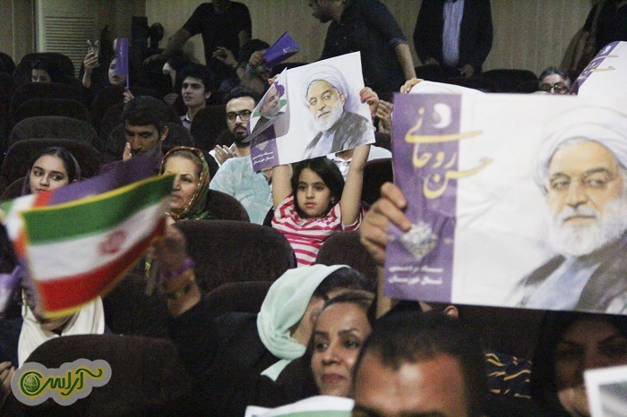 گردهمایی ستاد هنرمندان حامیان دکتر روحانی در اهواز