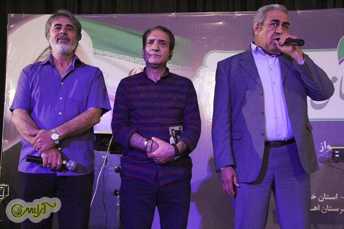 گردهمایی ستاد هنرمندان حامیان دکتر روحانی در اهواز