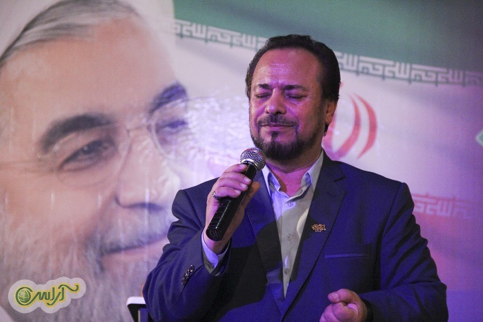 گردهمایی ستاد هنرمندان حامیان دکتر روحانی در اهواز