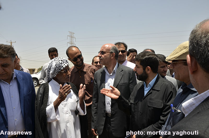 گزارش تصويري/ افتتاح پروژه هاي راه( باوي و غيزانيه) با حضور استاندار خوزستان