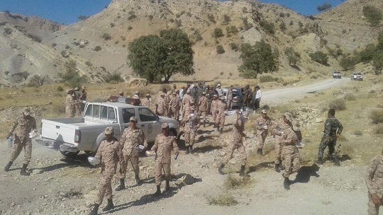 آتش سوزی جنگل های بالای تشان با همکاری مسئولان بحران خوزستان مهار شده است+تصاویر