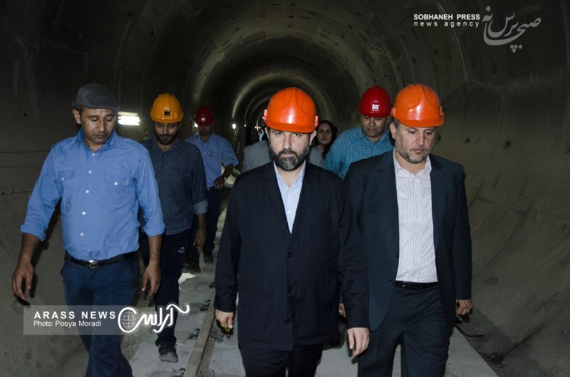 گزارش تصویری/ بازدید استاندار خوزستان از پروژه قطار شهری اهواز
