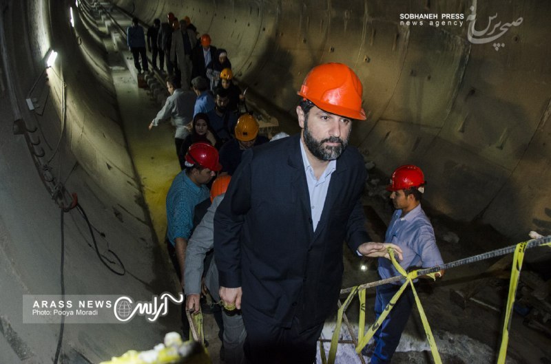 گزارش تصویری/ بازدید استاندار خوزستان از پروژه قطار شهری اهواز