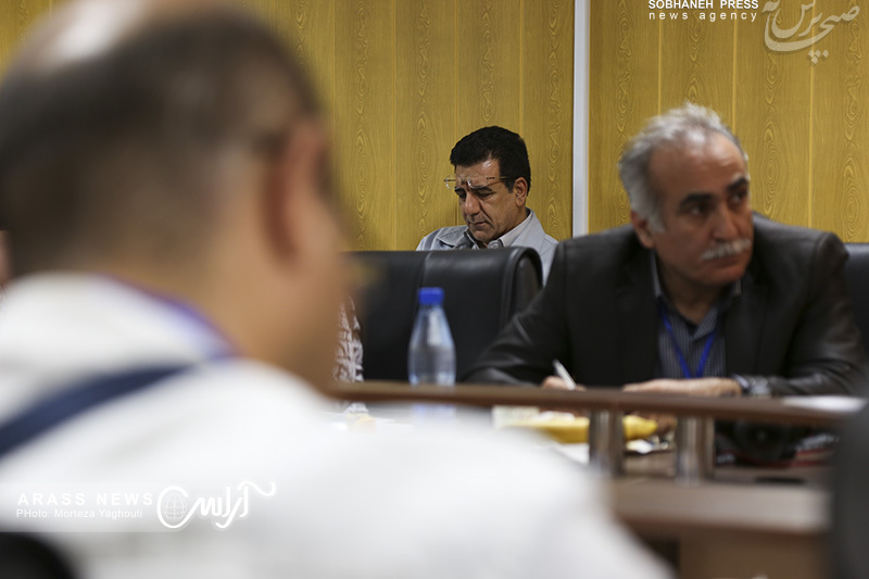 زارش تصويري/ كنفرانس خبري با موضوع توليد آهن اسفنجي در شركت فولاد شادگان